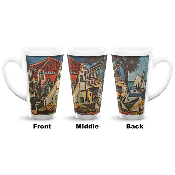 Mediterranean Landscape by Pablo Picasso 16 Oz Latte Mug - Approval