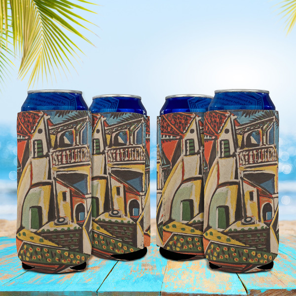 Mediterranean Landscape by Pablo Picasso 16oz Can Sleeve - Set of 4 - LIFESTYLE