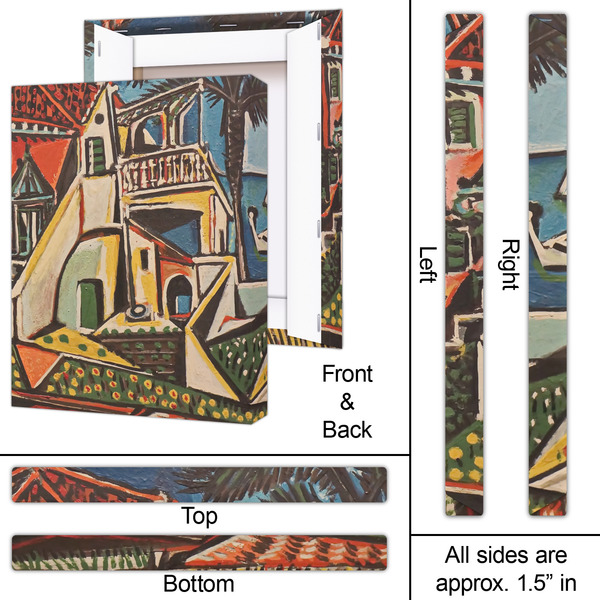 Mediterranean Landscape by Pablo Picasso 16x20 - Canvas Print - Approval