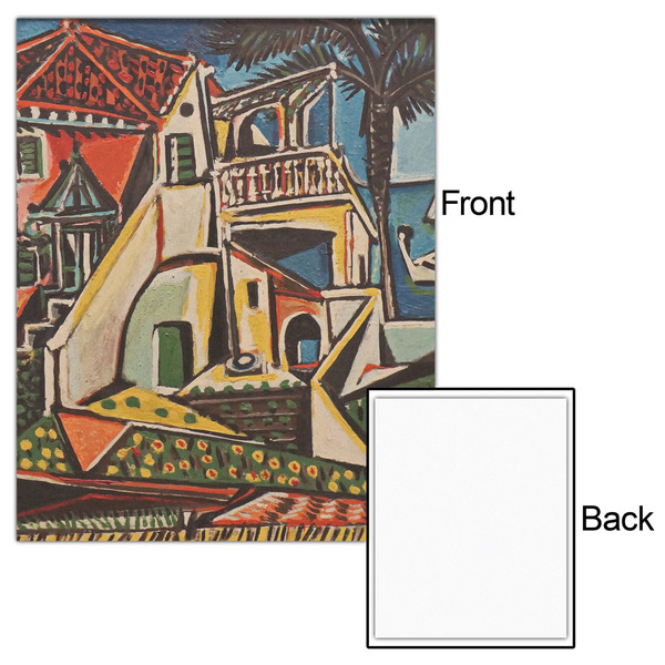 Mediterranean Landscape by Pablo Picasso 16x20 - Matte Poster - Front & Back