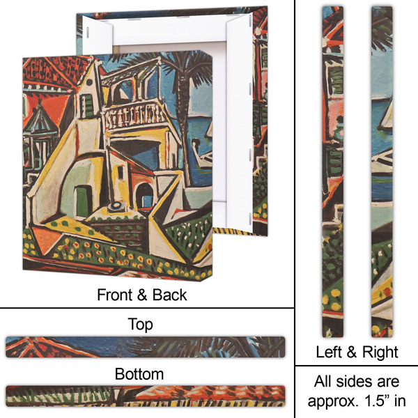 Mediterranean Landscape by Pablo Picasso 20x24 - Canvas Print - Approval