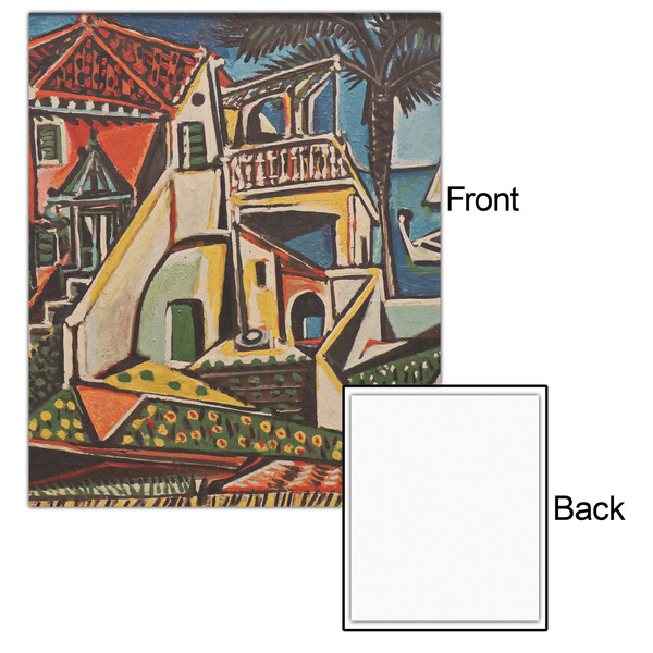 Mediterranean Landscape by Pablo Picasso 20x24 - Matte Poster - Front & Back