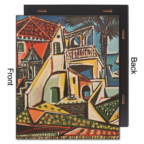 Mediterranean Landscape by Pablo Picasso 20x24 Wood Print - Front & Back View