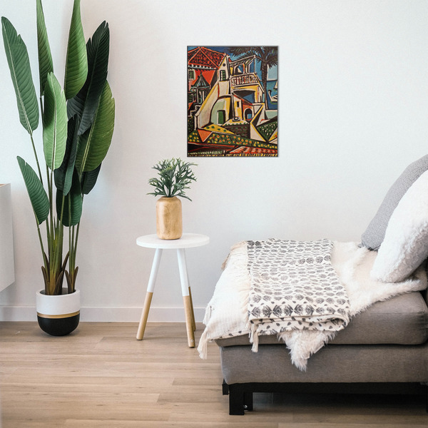 Mediterranean Landscape by Pablo Picasso 20x24 Wood Print - In Context