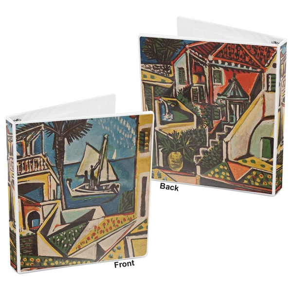 Mediterranean Landscape by Pablo Picasso 3-Ring Binder Front and Back