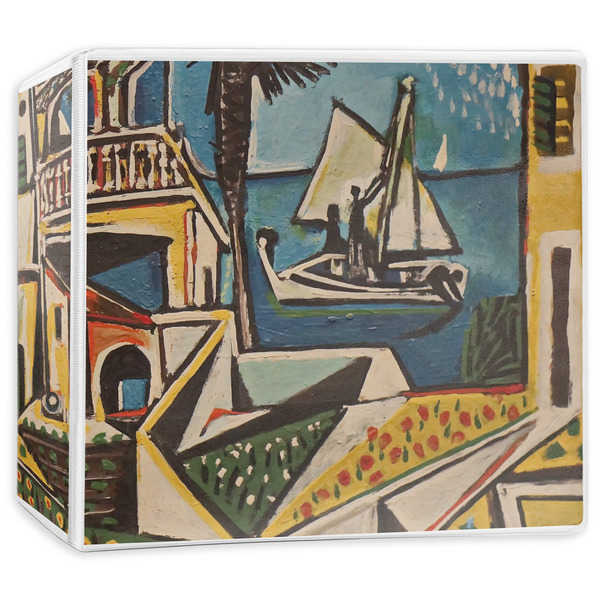 Custom Mediterranean Landscape by Pablo Picasso 3-Ring Binder - 3 inch