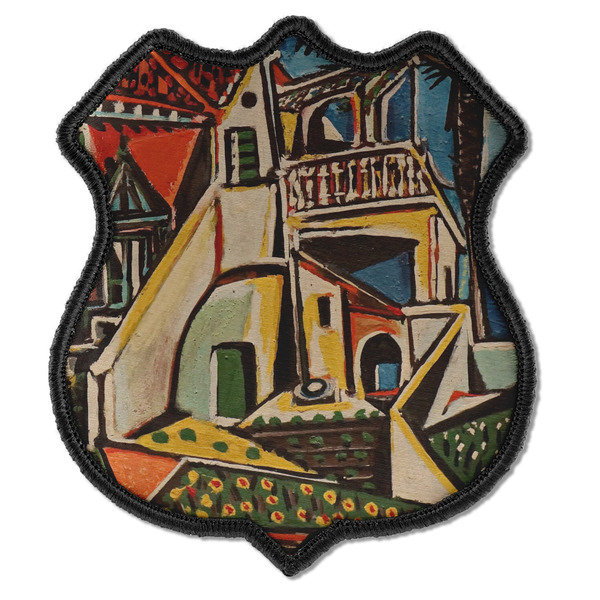 Custom Mediterranean Landscape by Pablo Picasso Iron On Shield Patch C