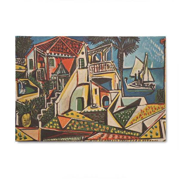 Custom Mediterranean Landscape by Pablo Picasso 4' x 6' Indoor Area Rug