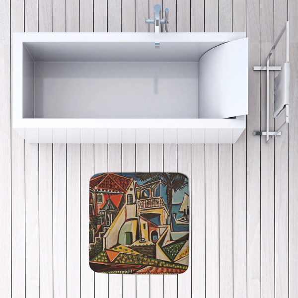 Mediterranean Landscape by Pablo Picasso 48x48 Foam Memory Mat - LIFESTYLE