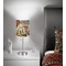 Mediterranean Landscape by Pablo Picasso 7 inch drum lamp shade - in room