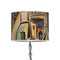 Mediterranean Landscape by Pablo Picasso 8" Drum Lampshade - ON STAND (Poly Film)