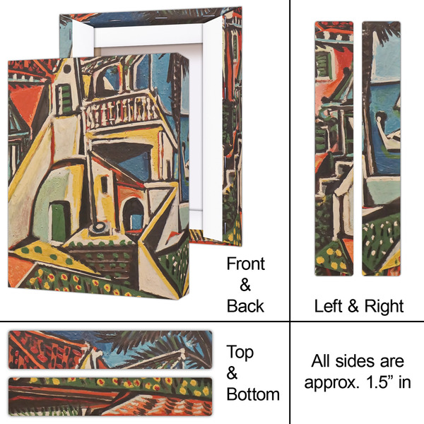 Mediterranean Landscape by Pablo Picasso 8x10 - Canvas Print - Approval