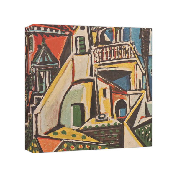 Custom Mediterranean Landscape by Pablo Picasso Canvas Print - 8x8