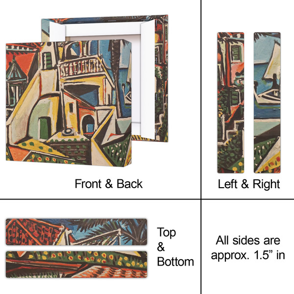 Mediterranean Landscape by Pablo Picasso 8x8 - Canvas Print - Approval