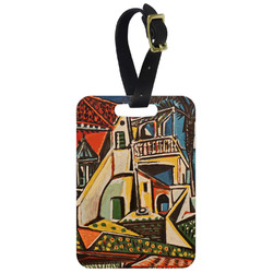 Mediterranean Landscape by Pablo Picasso Metal Luggage Tag
