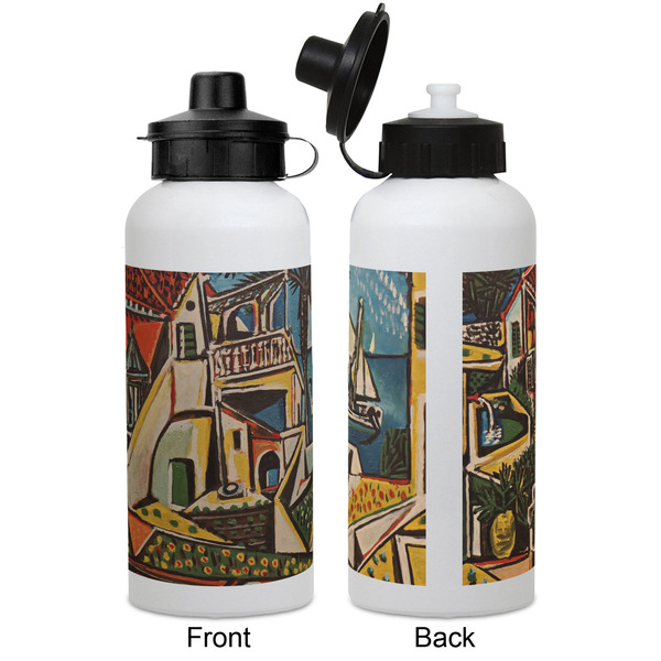 Mediterranean Landscape by Pablo Picasso Aluminum Water Bottle - White APPROVAL