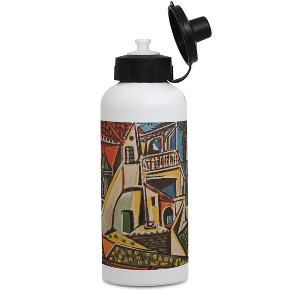 Custom Mediterranean Landscape by Pablo Picasso Water Bottles - Aluminum - 20 oz - White