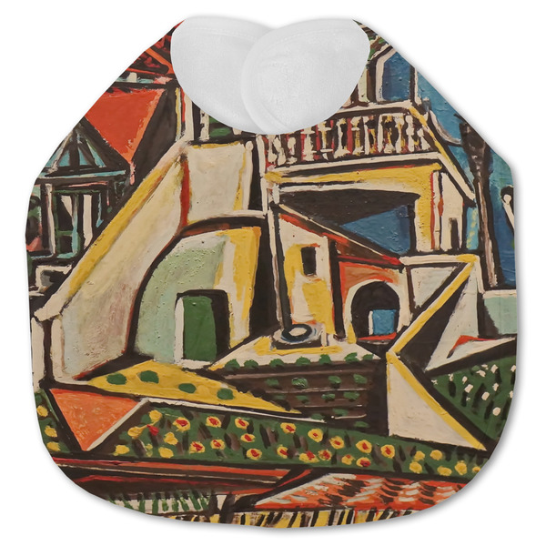 Custom Mediterranean Landscape by Pablo Picasso Jersey Knit Baby Bib