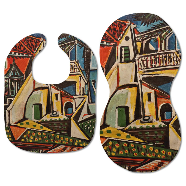 Mediterranean Landscape by Pablo Picasso Baby Bib & Burp Set - Approval (new bib & burp)