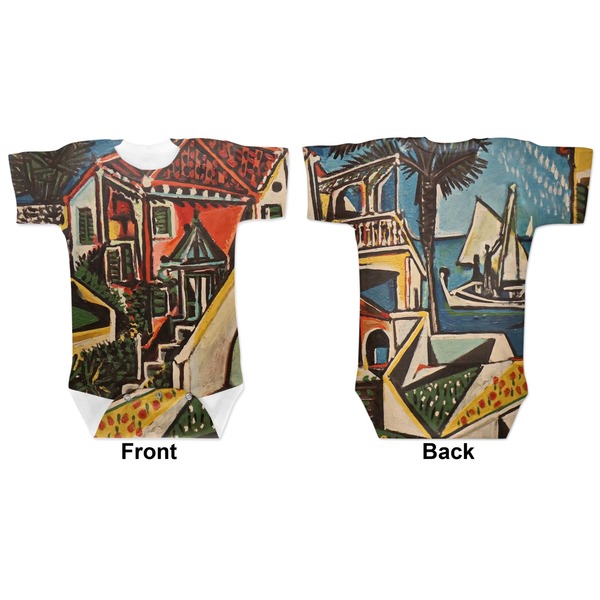 Mediterranean Landscape by Pablo Picasso Baby Bodysuit Approval