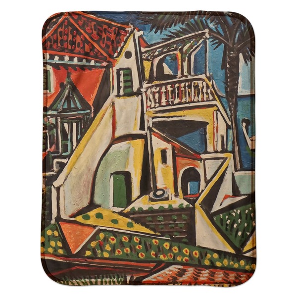 Mediterranean Landscape by Pablo Picasso Baby Sherpa Blanket - Flat