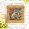 Mediterranean Landscape by Pablo Picasso Bamboo Trivet with 6" Tile - LIFESTYLE