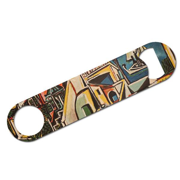 Custom Mediterranean Landscape by Pablo Picasso Bar Bottle Opener