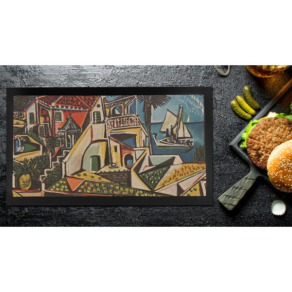 Mediterranean Landscape by Pablo Picasso Bar Mat - Small - LIFESTYLE