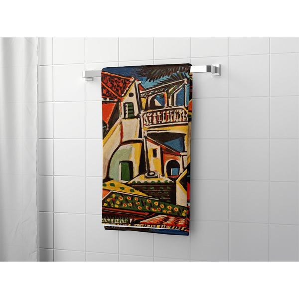 Mediterranean Landscape by Pablo Picasso Bath Towel - LIFESTYLE
