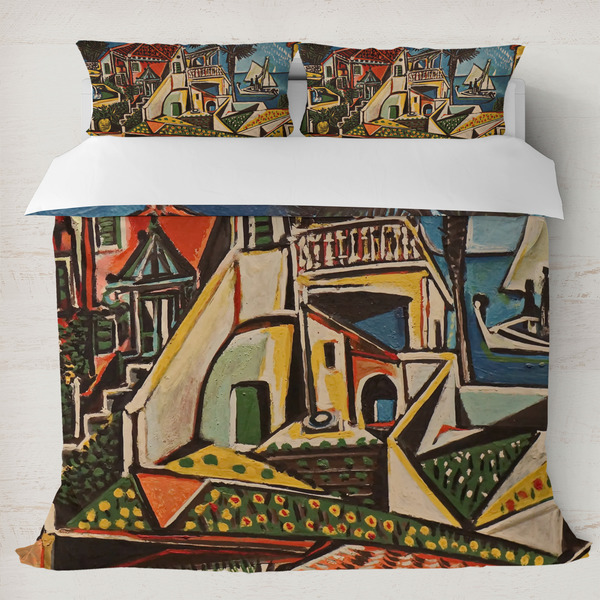 Custom Mediterranean Landscape by Pablo Picasso Duvet Cover Set - King