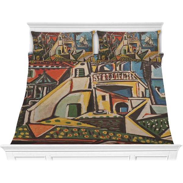 Custom Mediterranean Landscape by Pablo Picasso Comforter Set - King