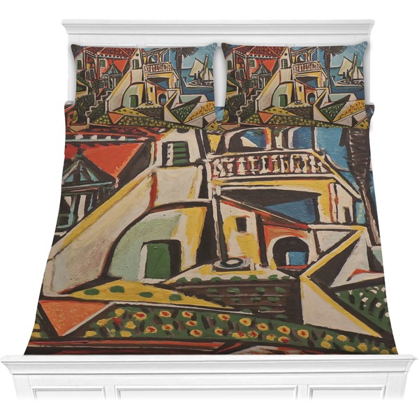 Custom Mediterranean Landscape by Pablo Picasso Comforters