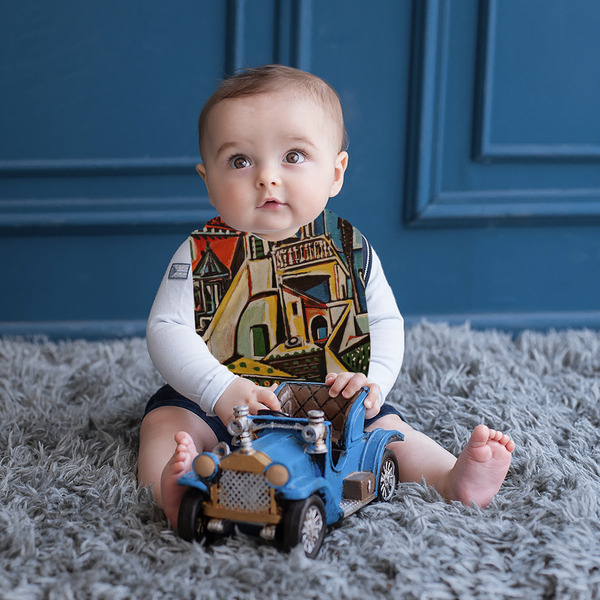 Mediterranean Landscape by Pablo Picasso Bib Lifestyle Boy