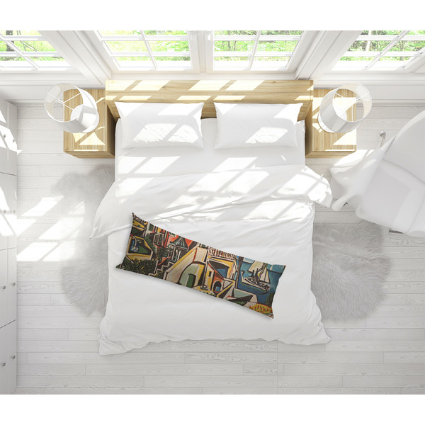 Mediterranean Landscape by Pablo Picasso Body Pillow - LIFESTYLE