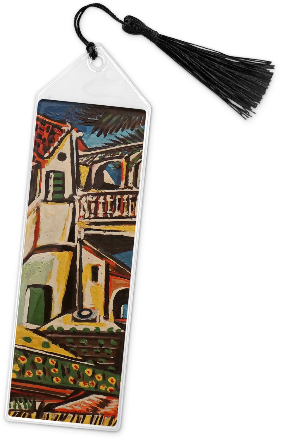 Custom Mediterranean Landscape by Pablo Picasso Book Mark w/Tassel