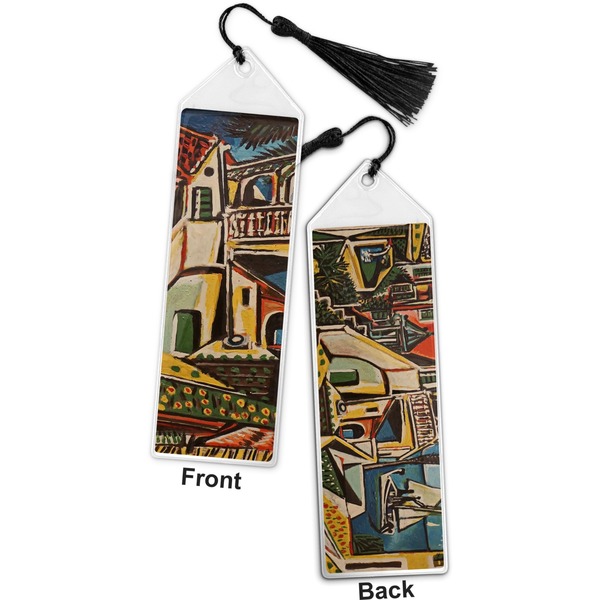 Mediterranean Landscape by Pablo Picasso Bookmark with tassel - Front and Back