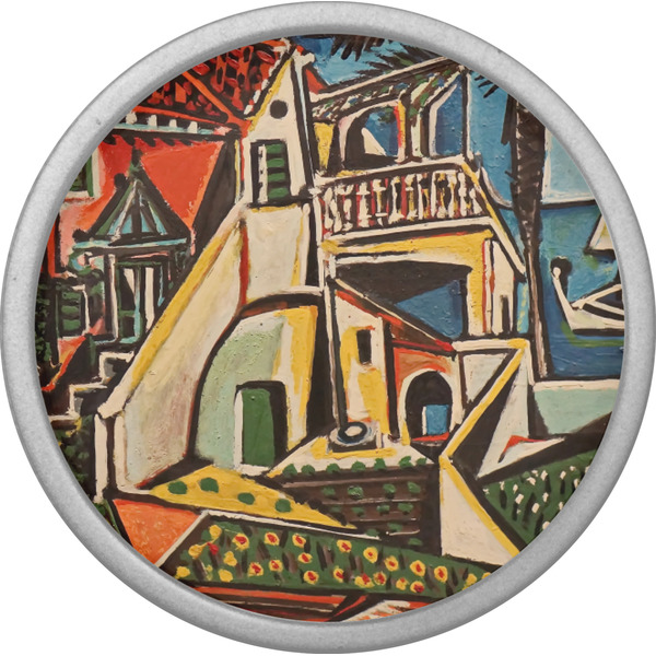 Mediterranean Landscape by Pablo Picasso Cabinet Knob - Nickel - Front