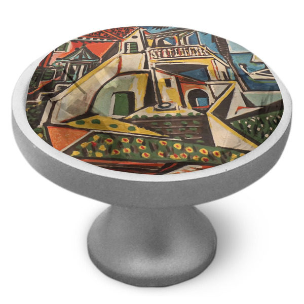 Mediterranean Landscape by Pablo Picasso Cabinet Knob - Nickel - Side