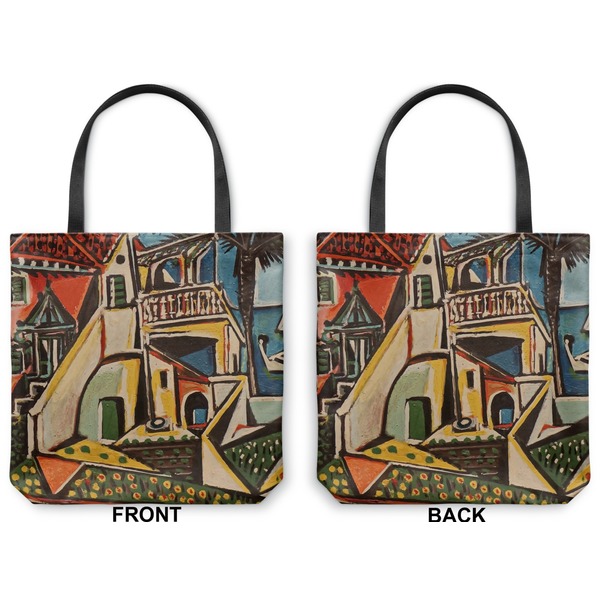 Mediterranean Landscape by Pablo Picasso Canvas Tote - Front and Back