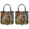 Mediterranean Landscape by Pablo Picasso Canvas Tote - Front and Back