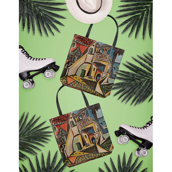 Mediterranean Landscape by Pablo Picasso Canvas Tote Lifestyle Front and Back