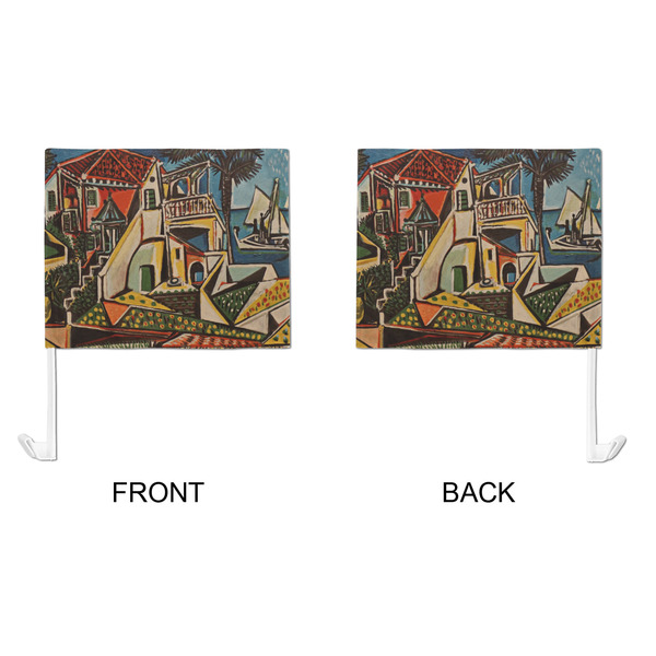 Mediterranean Landscape by Pablo Picasso Car Flag - Large - APPROVAL