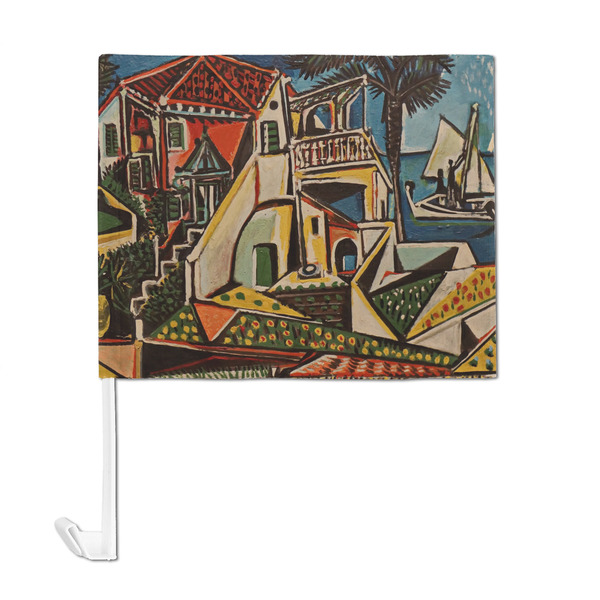 Mediterranean Landscape by Pablo Picasso Car Flag - Large - FRONT