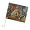 Mediterranean Landscape by Pablo Picasso Car Flag