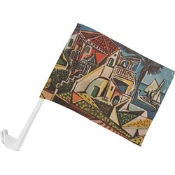 Mediterranean Landscape by Pablo Picasso Car Flag - Small