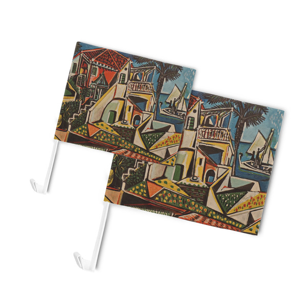 Mediterranean Landscape by Pablo Picasso Car Flags - PARENT MAIN (both sizes)