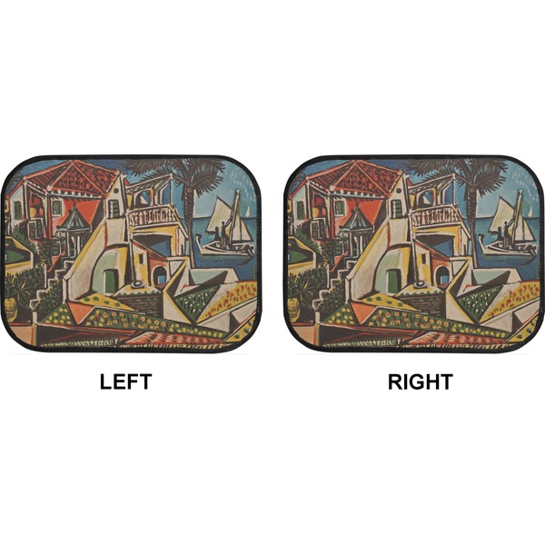 Mediterranean Landscape by Pablo Picasso Car Floor Mats (Back Seat) (Approval)
