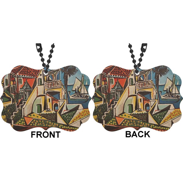 Mediterranean Landscape by Pablo Picasso Car Ornament (Approval)