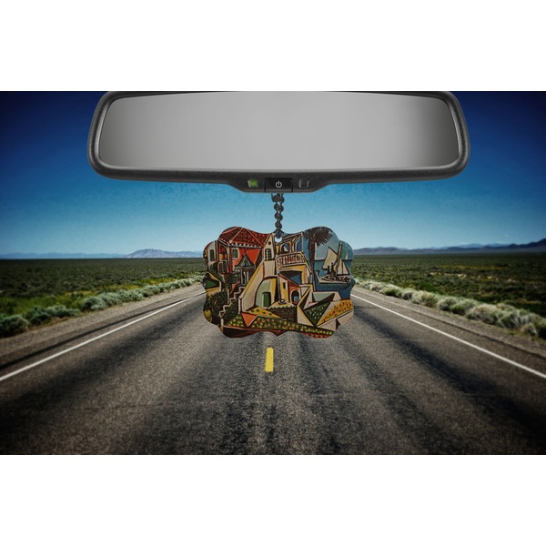 Mediterranean Landscape by Pablo Picasso Car Ornament (Road)