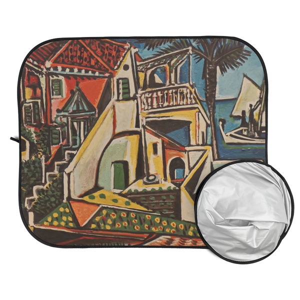 Mediterranean Landscape by Pablo Picasso Car Sun Shades - FOLDED & UNFOLDED